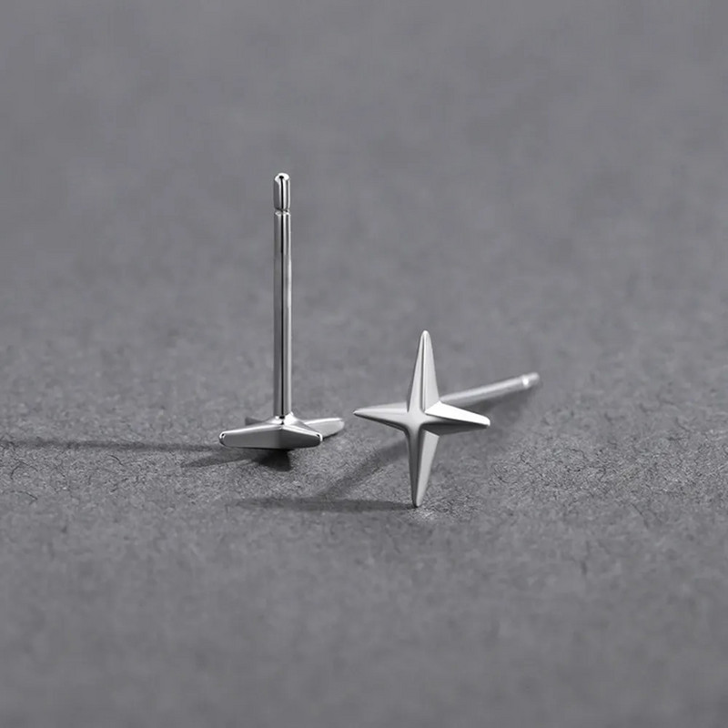 Punk Small Cross Stud σκουλαρίκια για εφήβους Ear Piercing Star σκουλαρίκια Γυναικεία Ανδρικά Pierced Ασυνήθιστα Σκουλαρίκια Party Κοσμήματα