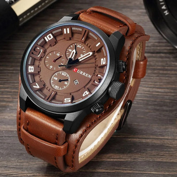 Ανδρικά ρολόγια CURREN Κορυφαία επωνυμία Luxury Fashion & Casual Business Ρολόι Quartz Date Αδιάβροχο ρολόι χειρός Relogio Masculino