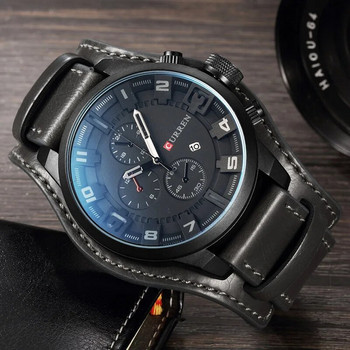Ανδρικά ρολόγια CURREN Κορυφαία επωνυμία Luxury Fashion & Casual Business Ρολόι Quartz Date Αδιάβροχο ρολόι χειρός Relogio Masculino