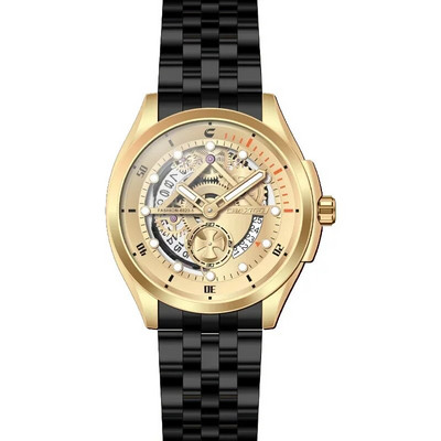 Luksuslik meeste käekell Sõltumatu pöörlev meeste kalendrikell Kvaliteetne loominguline helendav vabaaja kvartsist käekell