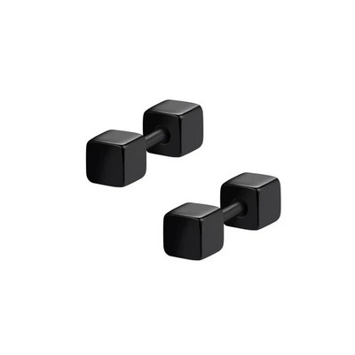 Klasikiniai kvadratiniai auskarai vyriški nerūdijančio plieno vyriški moteriški auskarai papuošalai 1 pora