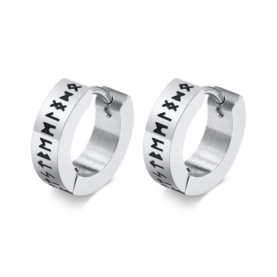 Rock Punk Celtic Knot kõrvarõngad meestele, veekindel roostevabast terasest rõngas Huggie Ear kingitused talle ehted, brincos masculinos