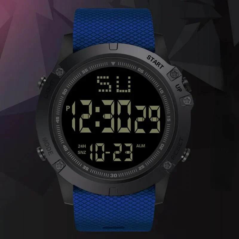 Meeste spordikellad multifunktsionaalne LED-digikalender veekindel käekell helendav äratuskell Meeste spordielektroonilised käekellad