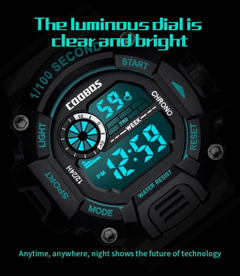 Ανδρικά ψηφιακά ρολόγια LED φωτεινά Αθλητικά αδιάβροχα ρολόγια Νέα 2023 For Man Date Army Military Clock Relogio Masculino