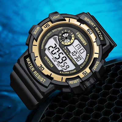 Meeste LED-digitaalkellad Helendavad Mood Sport Veekindlad Kellad Uued 2023 meeste kohtingule mõeldud sõjaväekell Relogio Masculino