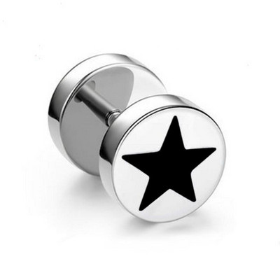 Vairāku zvaigžņu pīrsings Tragus Surgical Steel Punk Auskari Vīriešiem Hipoalerģisks Metāls Dzimšanas dienas Dāvanas Vīriešiem Pīrsings Acier Inoxydable