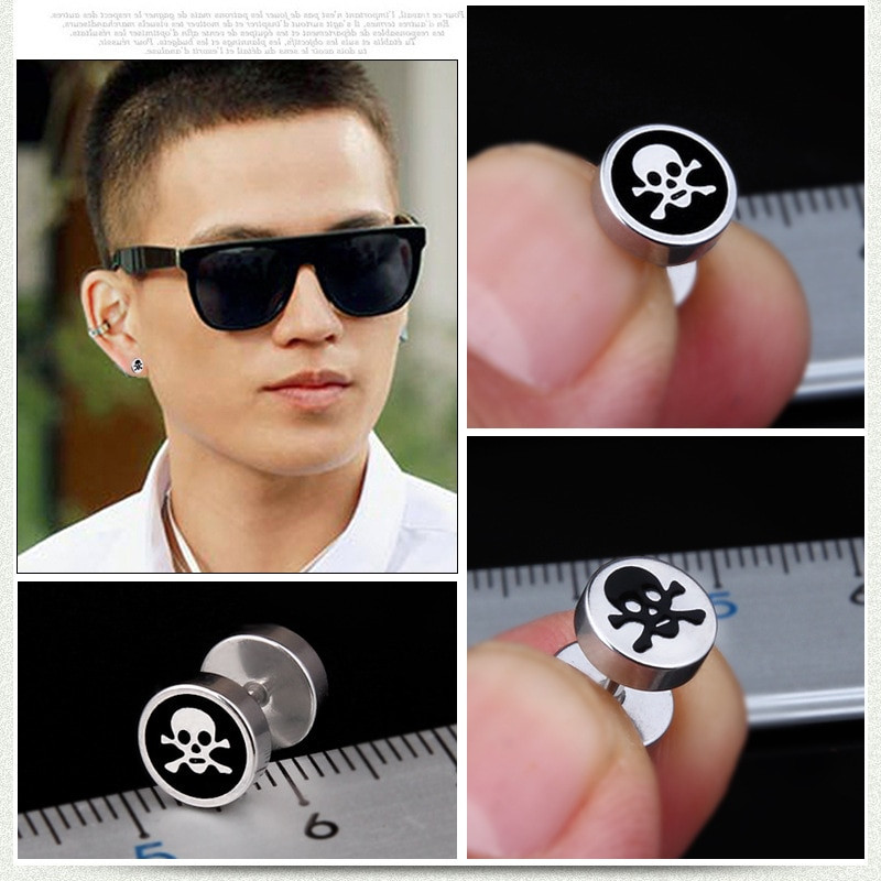 Kelių žvaigždučių auskarų vėrimas Tragus Chirurginis plieninis pankiškas auskarai Vyrams Hipoalerginis metalas Gimtadienio dovanos Vyrams Auskarų vėrimas Acier Inoxydable