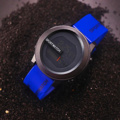 Vyriškas sportinis laikrodis karinis skaitmeninis vyriškas laikrodis daugiafunkcis laikrodis vandeniui atsparus šviečiantis LED elektroninis rankinis laikrodis vaikams berniukams