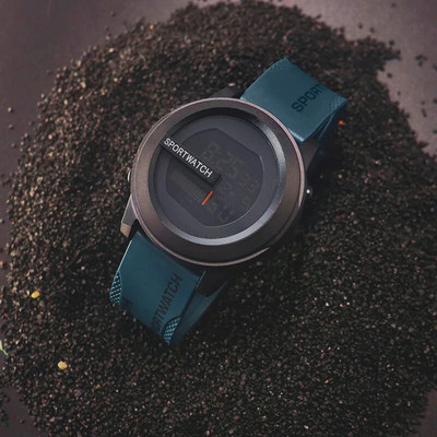 Vyriškas sportinis laikrodis karinis skaitmeninis vyriškas laikrodis daugiafunkcis laikrodis vandeniui atsparus šviečiantis LED elektroninis rankinis laikrodis vaikams berniukams