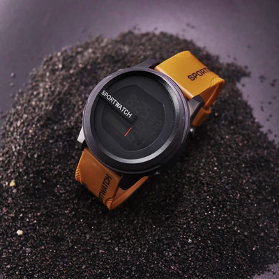 Vyriškas sportinis laikrodis karinis skaitmeninis vyriškas laikrodis daugiafunkcis laikrodis vandeniui atsparus šviečiantis LED elektroninis rankinis laikrodis vaikams berniukams