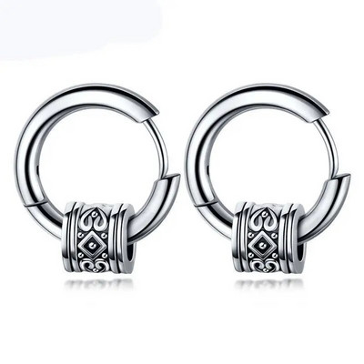 Μόδα ασημί γράμματα κούφιο καρφωτά σκουλαρίκια Κατάλληλα για γυναίκες Punk statement σκουλαρίκια Γυναικεία Hip Hop Party Κοσμήματα Δώρα