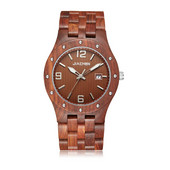 Luksusbrändi veekindel puidust käekell Meeste kvartskellad puidust rihmaga kalender Analoog Elegantsed meessoost käekellad relogio Uus 2023