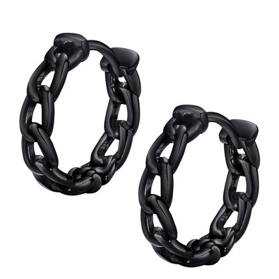 Vnox Retro Dragon Head Huggie, vanaaegsed roostevabast terasest meeste kõrvarõngad, lahedad traditsioonilised Hiina Lucky Almut Boy ehted