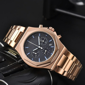 Πολυτελές ανδρικό ρολόι μάρκας GP Business από κράμα χαλαζία χάλυβας έξι βελόνων Πολυλειτουργικό ρολόι γυναίκα ημερολόγιο Man Reloj
