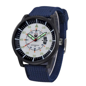2020 XINEW часовници Мъжки военни спортни часовници Светещ номер Моден зелен часовник с найлонова каишка Мъжки кварцови часовници heren horloge