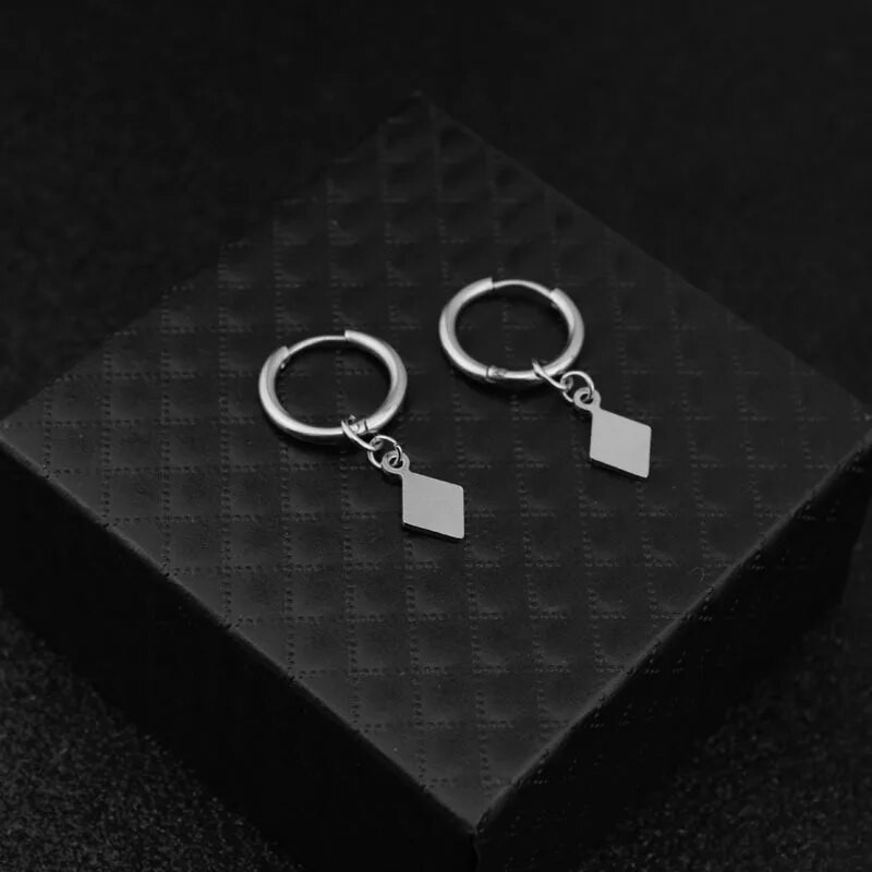 Konusno osvjetljenje, privjesak, brava za naušnice, šarm, naušnice od nehrđajućeg čelika za žene, muškarce, dodaci, prsten za bušenje ušiju, nakit s privjescima