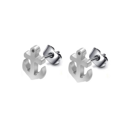 Nerūdijančio plieno gyvatės šikšnosparniai Inkariniai auskarai moterims Vyriški pankiški gyvūnai Mini maži auskarų vėrimas auskarai papuošalai