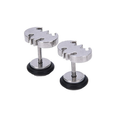 2 vnt./pora nerūdijančio plieno madingi moteriški pankroko auskarai unisex auskarai, auskarai, madingi papuošalai, dovanos, 5 spalvos