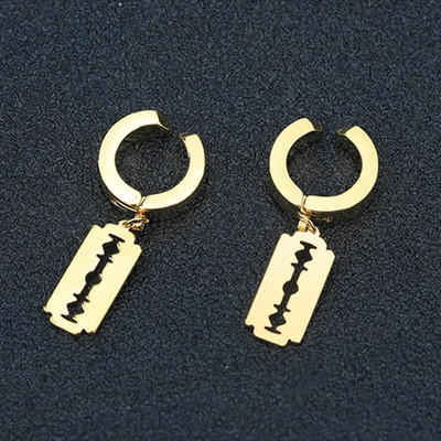 Ανδρικό σκουλαρίκι Yungqi Goth Σταυρός Αιγυπτιακά σκουλαρίκια με καρφιά Ankh από ανοξείδωτο ατσάλι Αρσενικό πανκ χόνδρο κορίτσι Σύμβολο Σκουλαρίκι κόσμημα