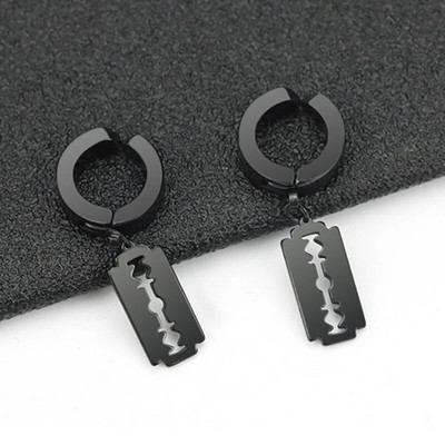 Ανδρικό σκουλαρίκι Yungqi Goth Σταυρός Αιγυπτιακά σκουλαρίκια με καρφιά Ankh από ανοξείδωτο ατσάλι Αρσενικό πανκ χόνδρο κορίτσι Σύμβολο Σκουλαρίκι κόσμημα