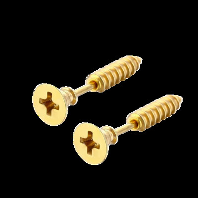 2vnt Unisex Moteriški Vyriški Auskarai Nerūdijančio plieno Auskarai Nagai Prisukami Auskarai Punk Rock Helix Auskarai Spiraliniai papuošalai