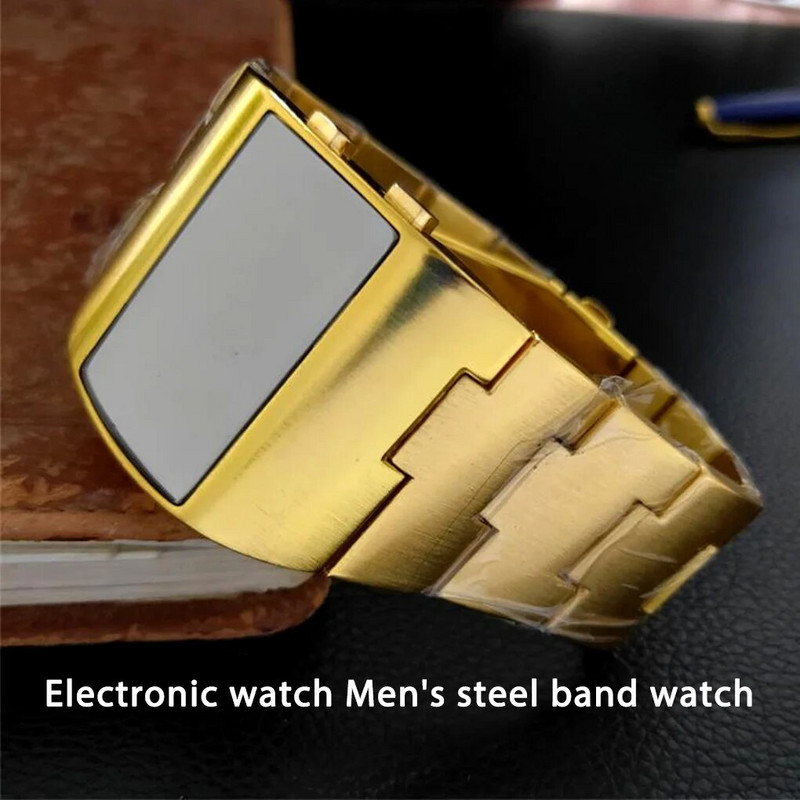 Vyriški laikrodžiai LED Prabangūs Madingi Sportiniai Laikrodžiai Elektroniniai Neperšlampami Laikrodžiai Dovanos darbui Biuro konferencija