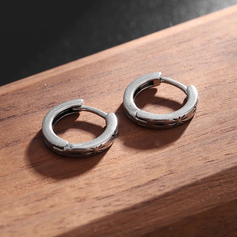 Κλασικά vintage χαραγμένα σκουλαρίκια τοτέμ από σφενδάμι υποαλλεργικά σκουλαρίκια για άνδρες και γυναίκες Μοντέρνα κοσμήματα για πάρτι