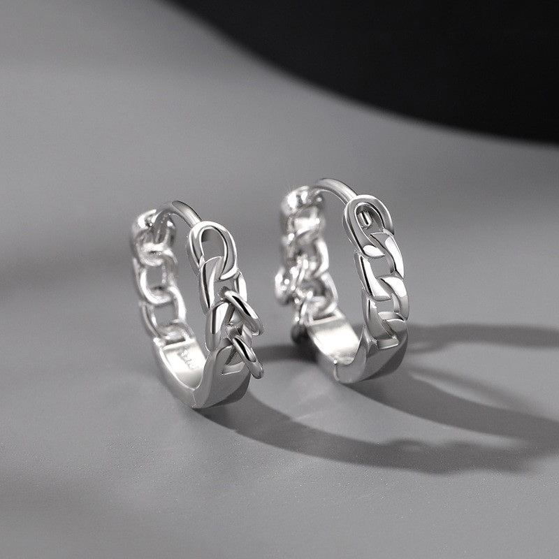 Hiphop-punk stiilis väikesed rõngaskõrvarõngad meestele naistele õõnsad geomeetrilised ümmargused ümmargused trendikad kõrvarõngad augustamise tarvikud pisikesed rõngad