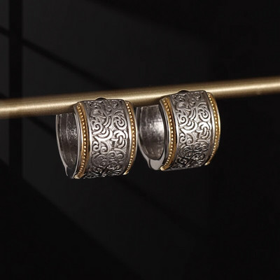 Mood lihtsad ümmargused ebakorrapärased geomeetrilised rõngaskõrvarõngad meestele, naistele, trendikad isikupära, tänavapeo ehted, kingitus