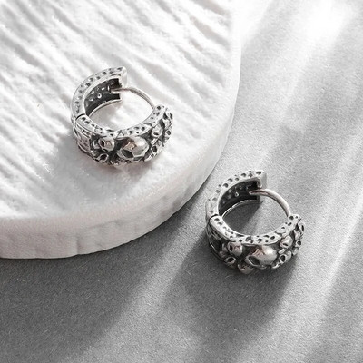 Mood lihtsad ümmargused ebakorrapärased geomeetrilised rõngaskõrvarõngad meestele, naistele, trendikad isikupära, tänavapeo ehted, kingitus