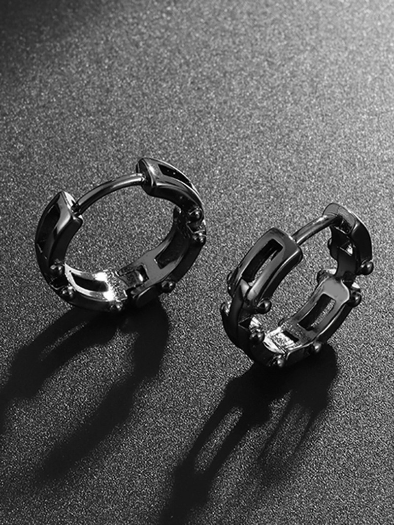 Mood lihtsad ümmargused ebakorrapärased geomeetrilised rõngaskõrvarõngad meestele, naistele, trendikad isikupära, tänavapeo ehted, kingitus