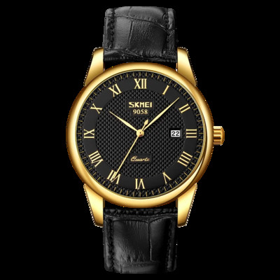 SKMEI meeste 3bar veekindlad kvartskäekellad relogio masculino meeste käekellad parima kaubamärgiga luksuslik nahkrihmaga käekell