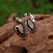 Retro kaheksajalg habe loomarõngas kõrvarõngad hüpoallergeensed kõrvarõngad mood hip hop punk rock ehted meestele ja naistele