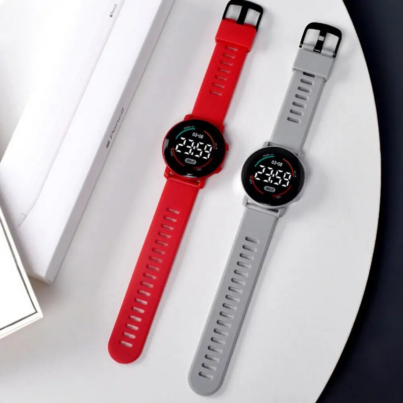 2022 m. mados skaitmeninis laikrodis vyrams, moteriškas, sportinis, vandeniui atsparus silikoninis vyriškas apyrankė, prabangus elektroninis laikrodis čia horloge