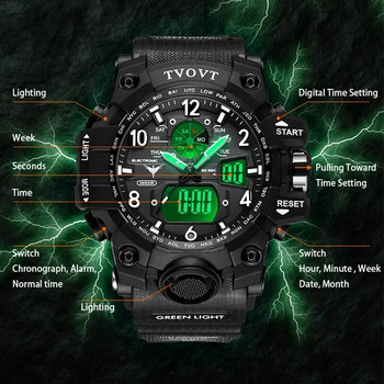 2023 Най-добрият електронен календар Мъжки часовници Хронограф электронные часы от китайската фабрика за часовници