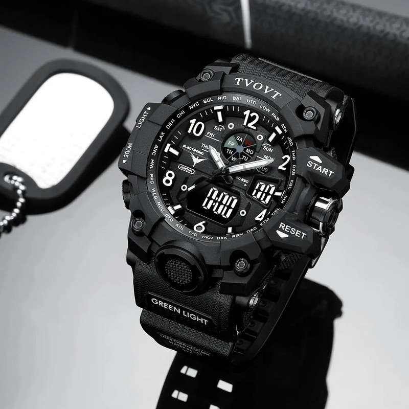 2023 Best Electronic Calendar Ανδρικά ρολόγια Chronograph эlektronnыe часы από το εργοστάσιο ρολογιών της Κίνας