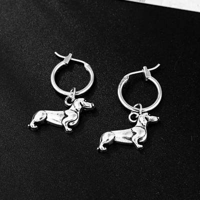 Retro vorstist koerarõngas kõrvarõngad naistele tüdrukutele peo ehted avaldus ripats võlusid Vintage Väikeste lemmikloomade kõrvarõngad kingitused