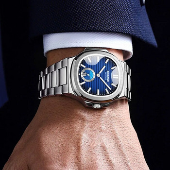 Ανδρικό ρολόι μόδας Κορυφαία μάρκα πολυτελείας αδιάβροχο φωτεινό ρολόι χειρός Ρετρό ανδρικά αθλητικά ρολόγια χαλαζία Ημερομηνία