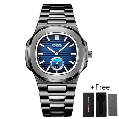 Madingi vyriški laikrodžiai Prabangūs Prabangūs Neperšlampami Šviečiantys Rankiniai Retro vyriški Sportiniai Kvarciniai Laikrodžiai Data