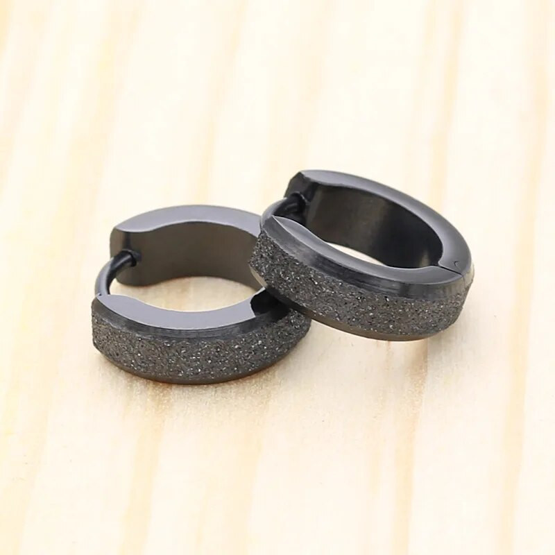 Rinhoo 1 Pair Cool Punk Ανδρικά Σκουλαρίκια με τρύπημα από ανοξείδωτο ατσάλι Γυναικεία Ανδρικά καρφιά αυτιών Δώρα γενεθλίων για πάρτι