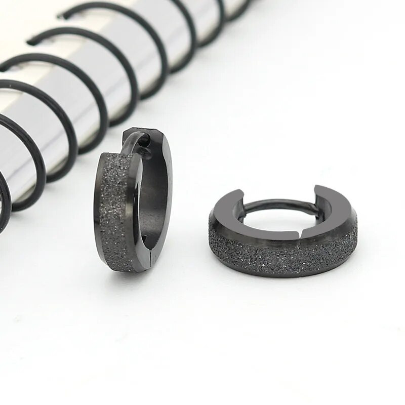 Rinhoo 1 Pair Cool Punk Ανδρικά Σκουλαρίκια με τρύπημα από ανοξείδωτο ατσάλι Γυναικεία Ανδρικά καρφιά αυτιών Δώρα γενεθλίων για πάρτι