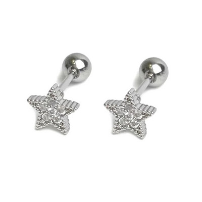 Peen moekividest staarkõrvarõngad naistele meestele Hip Hop Trend kõrvarõngad Tänavapeo ehted Aksessuaarid