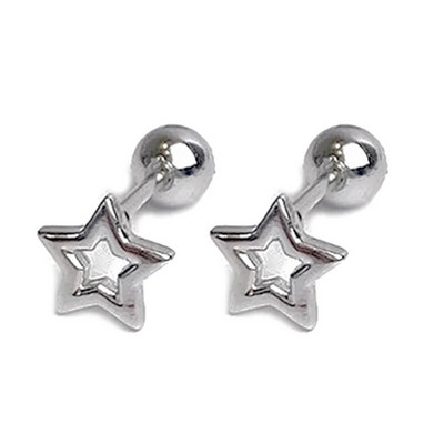 Peen moekividest staarkõrvarõngad naistele meestele Hip Hop Trend kõrvarõngad Tänavapeo ehted Aksessuaarid