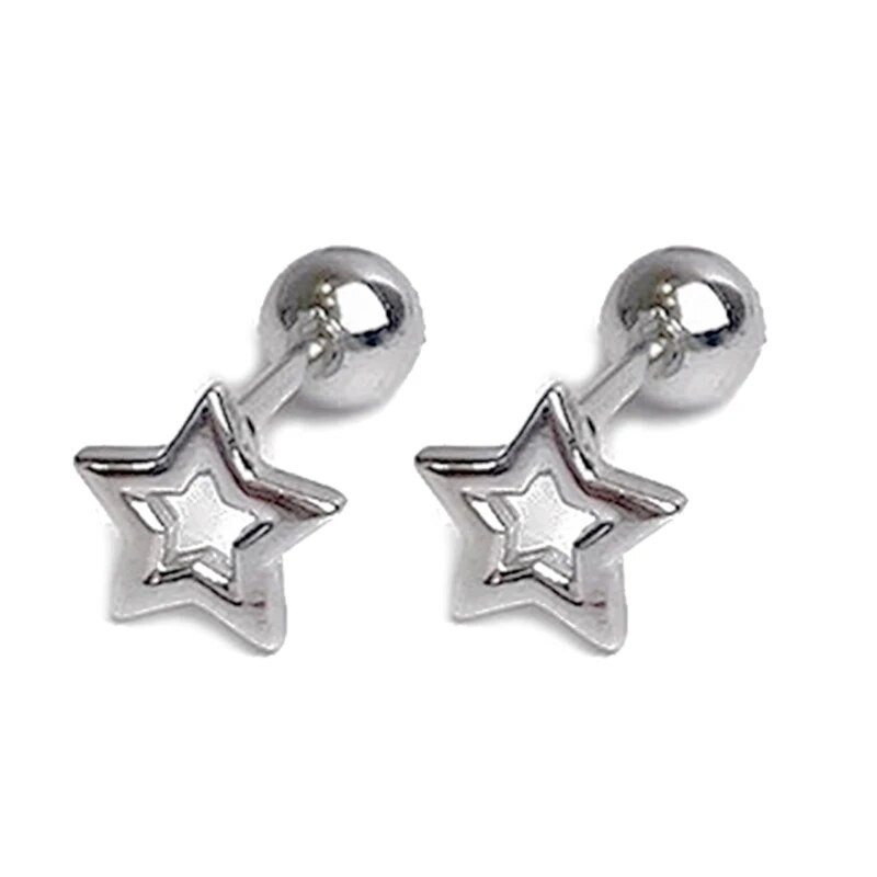 Peen moekividest staarkõrvarõngad naistele meestele Hip Hop Trend kõrvarõngad Tänavapeo ehted Aksessuaarid