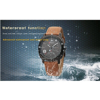 Ανδρικό ρολόι CURREN Casual Chronograph Watch For Man Sport Ρολόγια Quartz Γνήσιο δέρμα Αδιάβροχο Ρολόι Αντρικό Ρολόι χειρός