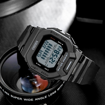Νέο ανδρικό ψηφιακό αθλητικό ρολόι σιλικόνης Πολυλειτουργικό αδιάβροχο μπλε ρολόγια χειρός Γυναικεία ρολόγια Μόδα ανδρικά ρολόγια reloj hombre