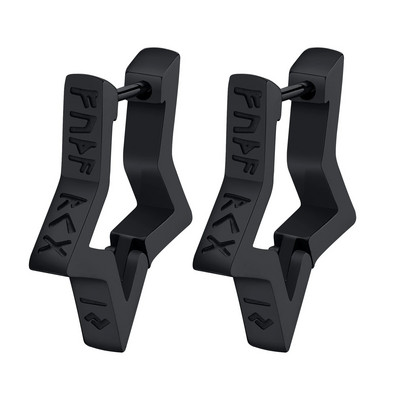 Vnox Norse Viking Runes Hoop kõrvarõngad meestele, naised, allergiavastased roostevabast terasest Huggie Hoops brincos masculinos