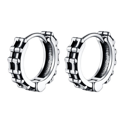 Vnox Retro trikampio lanko auskarai vyrams tėtis vyras vaikinas, nerūdijančio plieno Nauji gotikiniai geometriniai ausų dovanos papuošalai