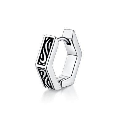 Vnox Retro trikampio lanko auskarai vyrams tėtis vyras vaikinas, nerūdijančio plieno Nauji gotikiniai geometriniai ausų dovanos papuošalai