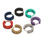 Sauvoo 1 Pair Punk Μαύρο Ανοξείδωτο Σκουλαρίκι Piercing στρογγυλό ουδέτερο σκουλαρίκι για γυναίκες Ανδρικά κοσμήματα μόδας Gouden Oorringen